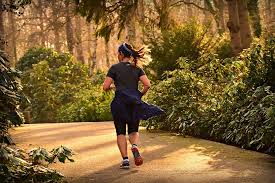 woman jogging